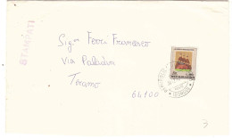 1968 £90 BORGO MAGGIORE ISOLATO SU STAMPE - Storia Postale