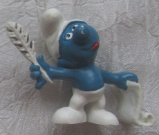 Schleich 1972 - Schtroumpf Poète Plume Et Parchemin - Smurfs