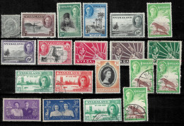 British Nyasaland 1910/40  MH Lot - Nyassaland (1907-1953)