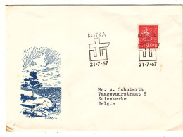 Finlande - Lettre De 1967 - Oblit Kotka - - Covers & Documents