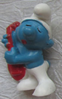 Schleich Allemagne - Schtroumpf Musicien Avec Luth - Smurfs