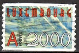 LUXEMBOURG 2000  ---  ANGLE SUPERIEUR GAUCHE---N°1443 ---OBL  VOIR  SCAN - Oblitérés