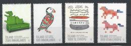 Islande 2013, Série N°1308/1311 Neuve  Design Islandais - Unused Stamps