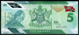 TRINIDAD ET TOBAGO - Billet De 5$ 2020 - N° Billet : AR852292 - Pick : New - Trinidad & Tobago