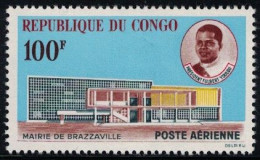 REPUBLIQUE DU CONGO - POSTE AERIENNE - N°11 - NEUF SASN TRACE DE CHARNIERE - COTE 180€. - Neufs