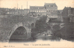 BELGIQUE - THEUX - Le Pont De Juslenville - Ed G H - Carte Postale Ancienne - Theux