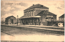 CPA  Carte Postale Belgique  Bourg Leopold La Station 1932 VM68805 - Leopoldsburg