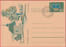 Entier Postal (CP) - Eschen (Liechtenstein) (1973) - Kreuzkapelle Rofenberg De Bruno Kaufmann - Interi Postali