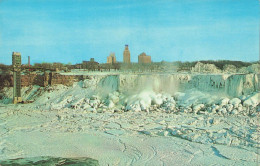 ETATS-UNIS  - Niagara Falls - New York - The American And Bridal Veils Falls - Winter - Ice  - Carte Postale Ancienne - Sonstige & Ohne Zuordnung