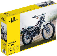 Heller - Moto YAMAHA TY 125 Maquette Kit Plastique Réf. 80902 NBO Neuf 1/8 - Moto