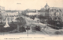 BELGIQUE - ANVERS - Place De Commune - Vue à Vol D'oiseau - Carte Postale Ancienne - Antwerpen