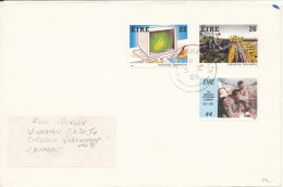Ireland Cover Sent To Denmark 3-10-1985 - Briefe U. Dokumente