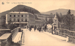 BELGIQUE - COO - Le Pont Et Grand Hôtel De La Cascade - Carte Postale Ancienne - Andere & Zonder Classificatie