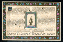 UNO-NEW YORK Block 10, B.10 Mnh - Menschenrechte, Human Rights, Droits Humains - ONU NEW YORK - Hojas Y Bloques