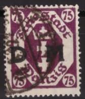 Dantzig Dienstmarke - Used - Mi DM Nr 15 - Geprüft  (DZG-0079) - Dienstzegels
