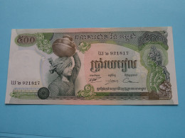 500 Riels () Banque Nationale Du CAMBODGE ( For Grade See SCANS ) UNC ! - Kambodscha