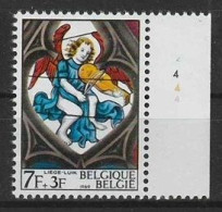 Belgie OCB 1521 ** MNH  Met Plaatnummer 4 - 1961-1970