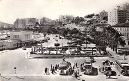 MAROC - Tanger - La Gare Et L'avenue D'Espagne - Carte Postale Ancienne - Tanger