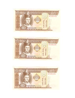 MONGOLIA > 3x 50 TOGROG 2013, CONSEQUTIVE SERIAL NUMBERS, ALL UNC - Mongolie