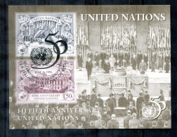 UNO-NEW YORK Block 12, Bl.12 Canc. -  50 Jahre UNO, 50th Anniversary, 50e Anniversaire - ONU NEW YORK - Blocks & Sheetlets