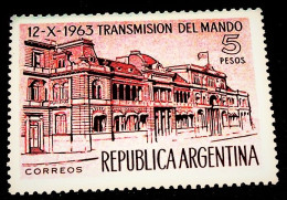 Argentina,1963, President Residency In Buenos Aires, MNH.Michel # 826 - Unused Stamps