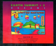 UNO-NEW YORK Block 14 I, Bl.14 I Mnh -  Pacific '97, Erdgipfel, Earth Summit, Sommet De La Terre - ONU NEW YORK - Blocs-feuillets