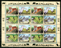 UNO-NEW YORK 815-818 KB (1) Canc - Tiger, Vogel, Schlange, Chinchilla, Bird, Snake, Tigre, Oiseau, Python - ONU NEW YORK - Blocks & Sheetlets