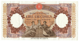 10000 LIRE CAPRANESI REPUBBLICHE MARINARE REGINE DEL MARE 24/03/1962 QSPL - Altri & Non Classificati