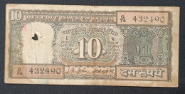 INDIA - P.69a - 10R - ND(1969-1970) - G - COMMEMORATIVE - Inde