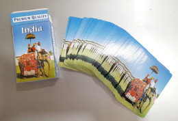 India Indian MONUMENTS Etc. & Photos On PLAYING CARDS PACK (different Pictures On Every Card) New As Per Scan - Ethniciteit & Culturen