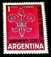 Argentina, 1961,International Scauts, MNH. Michel # 758 - Unused Stamps