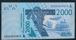 W.A.S.  IVORY COAST P116Aw  2000 FRANCS(20)23 2023 Signature 46 UNC. - États D'Afrique De L'Ouest