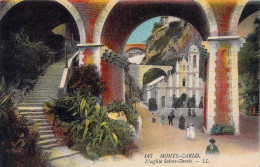 MONACO - Monte-Carlo - L'Eglise Sainte-Dévote - Carte Postale Ancienne - Monte-Carlo