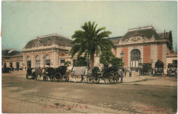 CPA  Carte Postale France Nice  Gare 1914   VM68822 - Ferrocarril - Estación