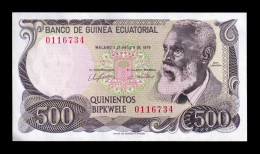 Equatorial Guinea Ecuatorial 500 Bipkwele 1979 Pick 15 Sc Unc - Equatorial Guinea