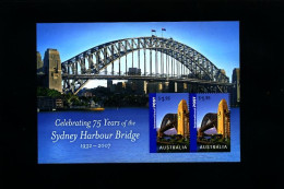 AUSTRALIA - 2007 SYDNEY HARBOUR BRIDGE   MS  MINT NH - Blokken & Velletjes