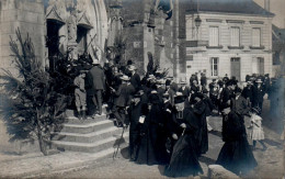 Carte Photo Vers 1920 Fête Procession à Fondettes - Fondettes