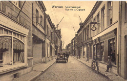 BELGIQUE - WERVICK - Rue De La Cigogne - Carte Postale Ancienne - Wervik