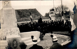 Carte Photo Vers 1930 Inauguration Monument Aux Morts De Nazelles Ou Fondettes ? - Fondettes