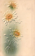 FLEURS - Marguerites En Relief - Carte Postale Ancienne - Flowers