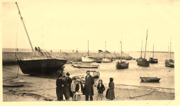 La Turballe * Port & Bateaux De Pêche * Photo Ancienne 1934 Format 10.8x6.6cm - La Turballe