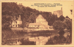 Montbazon * Paysage Sur L'indre * Le Château Cottage Avrina Et L'asile Des Vieillards - Montbazon