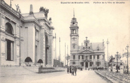 BELGIQUE - BRUXELLES Exposition Bruxelles 1910 - Pavillon De La Ville De Bruxelles - Carte Postale Ancienne - Mostre Universali