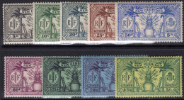 New Hebrides 1925 Set Lightly Mounted Mint. - Neufs