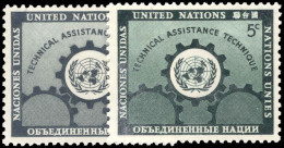 New York 1953 Technical Assistance For Underdeveloped Areas Unmounted Mint. - Unused Stamps