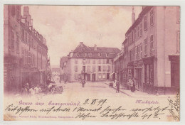 Saargemünd 1899, Marktplatz, Lothringen - Lothringen