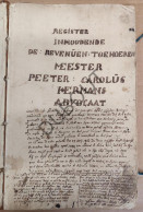 Stokrooie / Hasselt  - Cijnsboek Pikanshoeve ± 1840 - Peter Carolus Hermans, Advocaat (S320) - Manoscritti