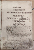 Stokrooie / Hasselt  - Cijnsboek Pikanshoeve ± 1840 - Peter Carolus Hermans, Advocaat (S320) - Manuscrits