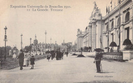 BELGIQUE - BRUXELLES Exposition Bruxelles 1910 - La Grande Terrasse - Carte Postale Ancienne - Weltausstellungen