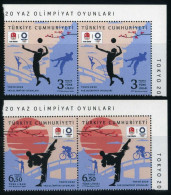 Türkiye 2021 Mi 4661-4662 MNH Summer Olympic Games Tokyo, Volleyball, Wrestling, High Jump, Taekwondo, Shooting, Cycling - Eté 2020 : Tokyo